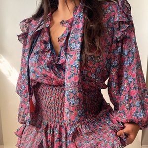 Diane Freis Floral Dress